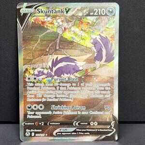 Skuntank V Silver Tempest 181/195 - Pokemon TCG Alternate Full Art Ultra RARE